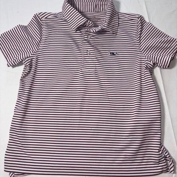TWO (2) VINEYARD VINES 4T SHORT SLEEVE SHIRTS - 1 POLO, 1 PERFORMANCE TEE - Picture 11 of 16
